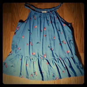 Beautiful never worn flower printed tank top